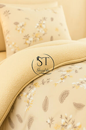 Tek Kişilik Çiçekli Welsfot Uyku Seti Çift Taraflı 155x215