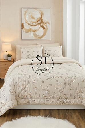 Çift Kişilik Çiçekli Welsfot Uyku Seti Çift Taraflı 195x215