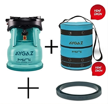 AYGAZ MİNİ PREMİUM SET (EKSTRA OCAK + MİNİ ÇANTA + MİNİ ALTLIK + MİNİ TÜP)