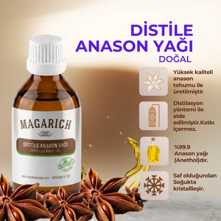 Magarich Distile Anason Yağı 50 ML