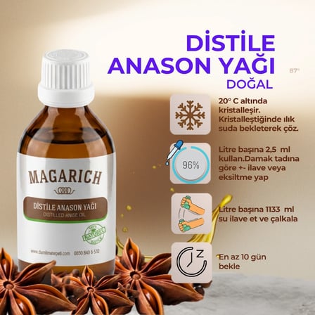 Magarich Distile Anason Yağı 50 ML