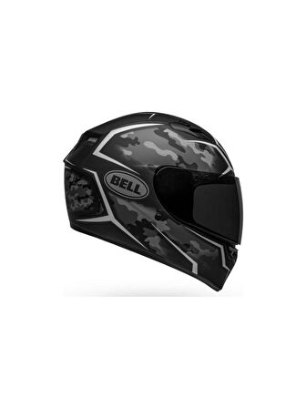 BELL PS MOTOSİKLET KASKI QUALIFIER STEALTH MATT BLACK - WHITE