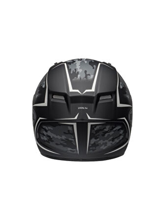 BELL PS MOTOSİKLET KASKI QUALIFIER STEALTH MATT BLACK - WHITE