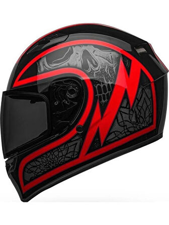 BELL PS MOTOSİKLET KASKI QUALIFIER SCORCH BLACK-RED