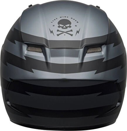 BELL PS MOTOSİKLET KASKI QUALIFIER Z-RAY MAT GRAY-BLACK