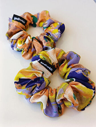 4 ADET SCRUNCHIE (LASTİKLİ) TOKA 