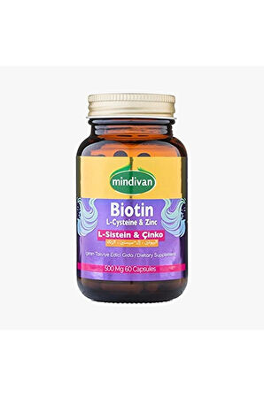 Biotin L Sistein Çinko 60 Kapsül