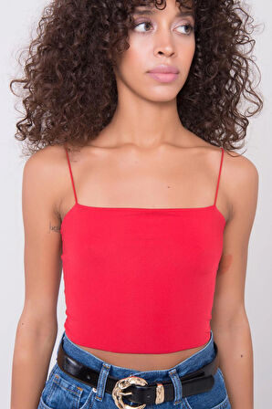 Askılı Crop Top