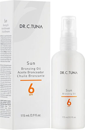 FARMASİ Dr. C. Tuna Sun Serisi Bronzlaştırıcı Yağ spf6 115 ml