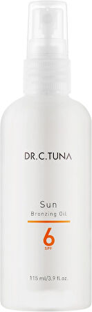 FARMASİ Dr. C. Tuna Sun Serisi Bronzlaştırıcı Yağ spf6 115 ml