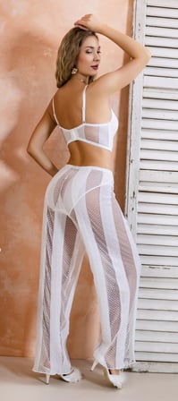 Bralet, Pantolon Ve Slip Takım Ekru