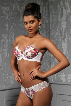 Gardenia Big Size Plunge Bra, Ekru Konforlu Ve Şık Sütyen