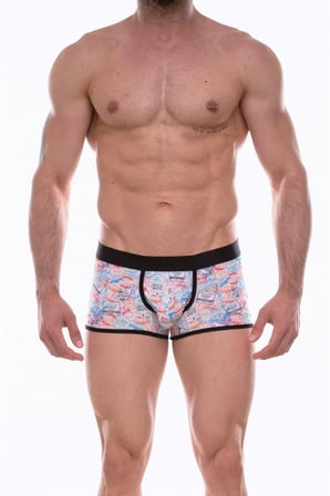 Erkek  Desenli Boxer