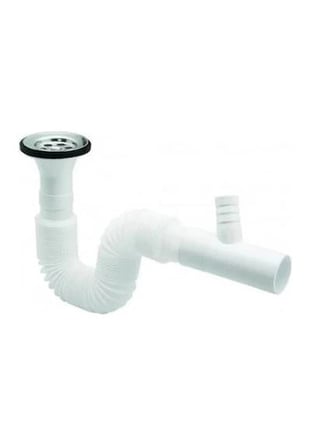 LAVABO SİFONU PASLANMAZ 1.KALİTE ÇAMAŞIR ÇIKIŞLI