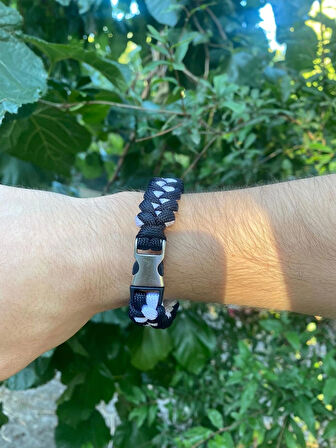 BEŞİKTAŞ BİLEKLİK PARACORD SHARK MODELİ
