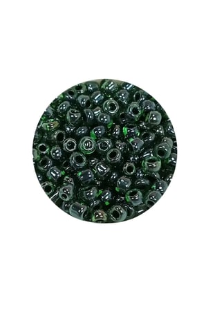 Dökme Cam Kum Boncuk (8/0) 3 mm - 60 Gram - Parlak Yeşil - BNC203