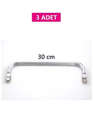 Gizli Metal Çanta Bursu – 3 Adet - 30 cm - Metal Çanta Aparatı Çanta Aksesuarı