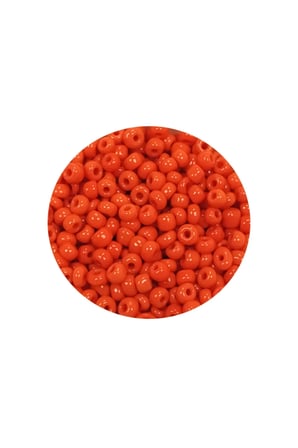 Dökme Cam Kum Boncuk (11/0) 2 mm - 60 Gram -  Turuncu - BNC048
