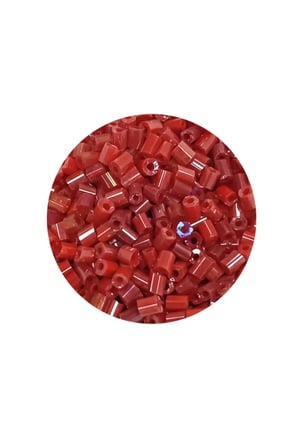 Kesme Cam Boncuk 2mm - 60 Gram - Koyu Kırmızı - BNC370