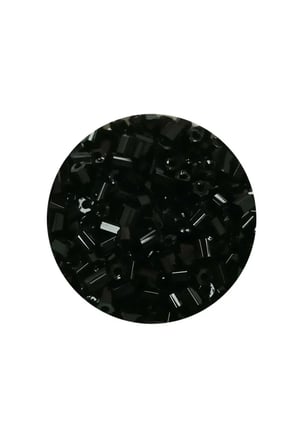 Kesme Cam Boncuk 2mm - 60 Gram - Siyah - BNC360