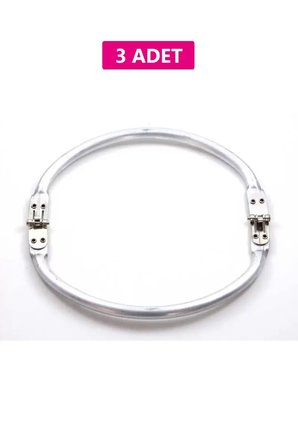 Gizli Metal Oval Çanta Bursu – 3 Adet - 24 cm - Metal Çanta Aparatı Çanta Aksesuarı