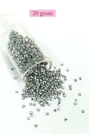 Kesme Cam Boncuk 2mm - 4 Renk - Toplam 80 Gram - BNC442