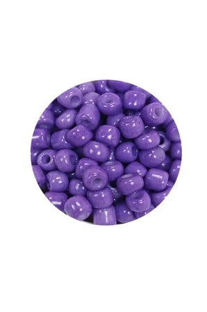 Dökme Cam Kum Boncuk Büyük Boy (6/0) 4 mm - 60 Gram - Mor - BNC116
