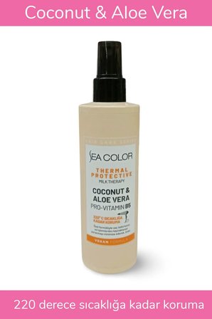 Yüksek Saç Teli Koruma Özellikli Fön Suyu Coconut - Aloe Vera - Provitamin B5 220ml