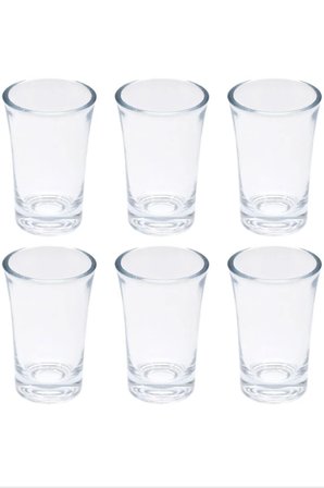 Kahve Yanı 6'lı Su Bardağı Tosca Shot Royaleks-TG-2022