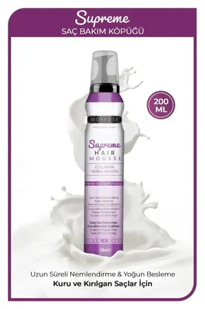 Supreme Saç Köpük 200 ML - Nemlendirme - mrfs