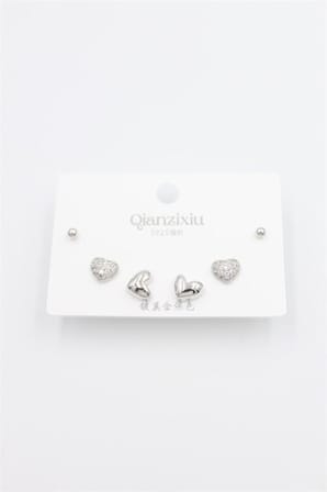 Çoklu Set Küpe - Gümüş
