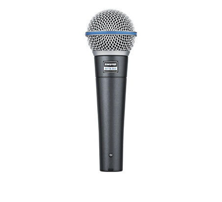 Shure Beta 58A Profesyonel Dinamik Vokal Mikrofon-Gri kapsül