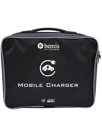 Bemis Mono Mobile 3,7 - 7,4 kW - 5 Metre Elektrikli Araç Taşınabilir Şarj Cihazı - Çanta Hediye
