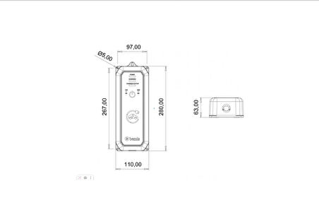 Bemis Pro Mobil Araç Şarj Aleti  11 - 22 KW - 5 Metre