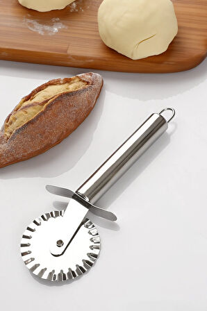 Tırtıklı Pizza Mantı Hamur Kesici Hamur Şekillendirme Ruleti