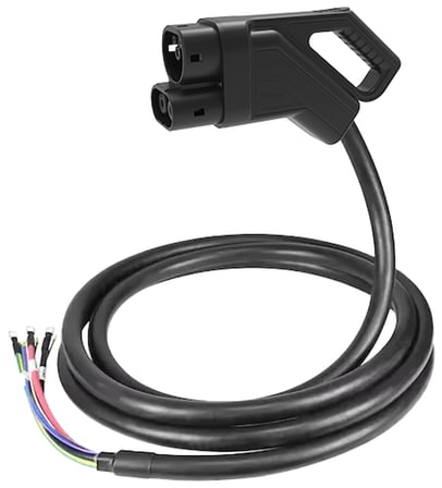 Bemis Bir Ucu Açık Kablolu DC Şarj Soketi CCS2 80A 5m Kablolu (BEVDC-4011-0005)