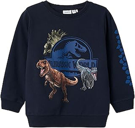 Name It NMMFALK JURASSIC SWEAT UNB SKY Sweatshirt Erkek çocuk