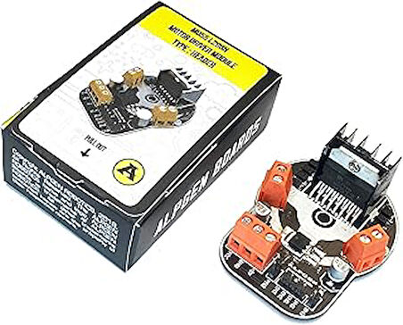 ALPGEN ROBOTICS L298 DC Motor Sürücü Modül Boards M055 Sensör Arduino Raspberry Uyumlu