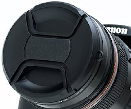 62 mm Snap On Lens Kapağı, Objektif Kapağı Bağcıklı