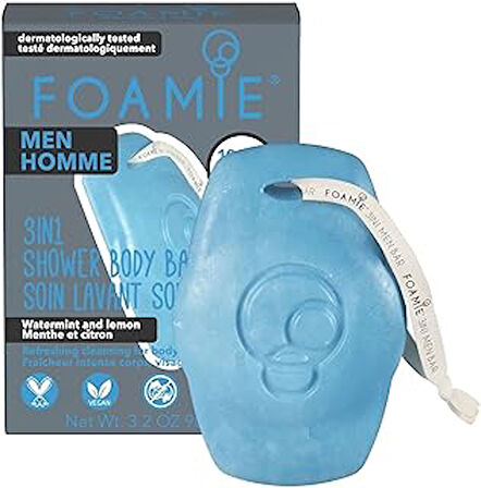 Foamie 3 in 1 For Men Seas the Day Shower Body Bar Duş Jeli 90g