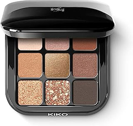 Milano Glamour Multi Eyeshadow Palette 02 | 9 göz farı içeren palet, farklı bitirmelerle