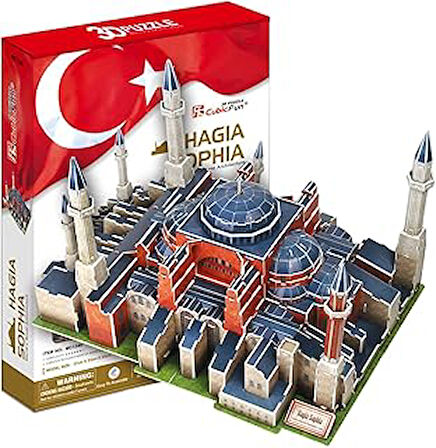 CubicFun 3D 225 Parça Puzzle Tarihi Ayasofya Camii