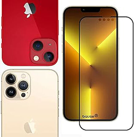 bause iPhone 13 Pro Max Uyumlu Mat Seramik Nano Ekran Koruyucu Kırılmaz Cam