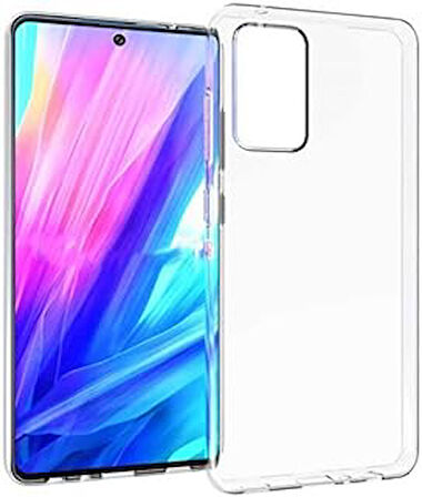 CEPAREA ile Uyumlu Galaxy A52 Kılıf Şeffaf Süper Silikon Kapak