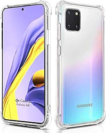 CaseUp Galaxy A81 CaseUp Titan Crystal Şeffaf Uyumlu Kılıf