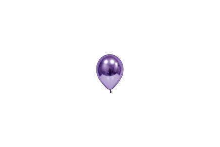 Benim Marifetlerim - Mor Violet parlak Krom Balon 12 inch 10 Adet