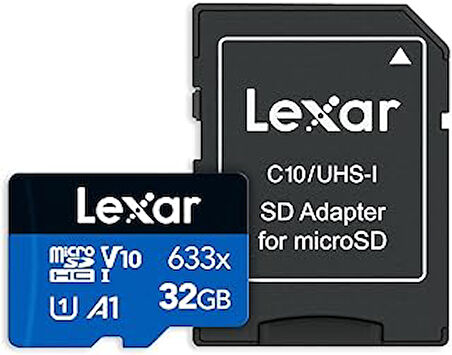 Lexar microSDHC Kart 32GB UHS-I High Performance 633x U1 100MB/s