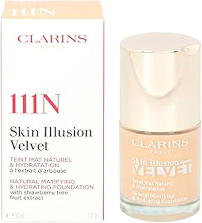 Clarins Skin Illusion Velvet 111N 30 ml Matlaştırıcı Fondöten