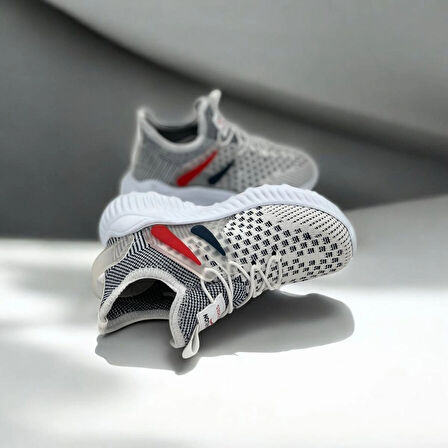ERKEK ÇOCUK GRİ TRİKO SNEAKER 