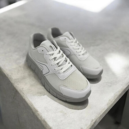 ERKEK KALIN TABAN BEYAZ SNEAKER 